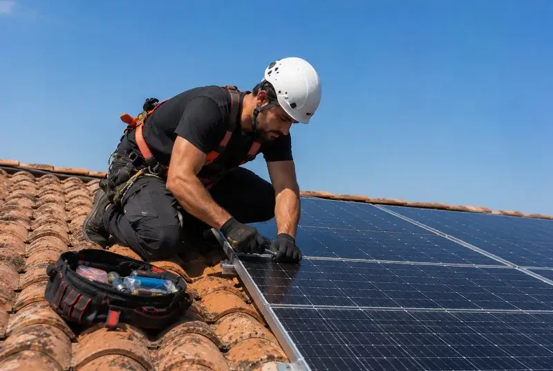 Maintenance et monitoring de panneaux solaires au Beausset